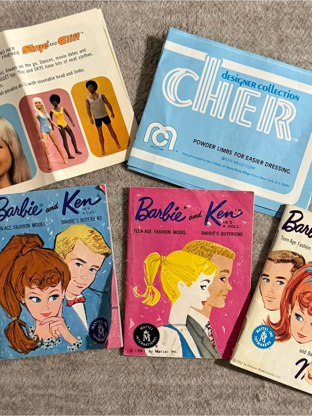 Vintage Barbie materials